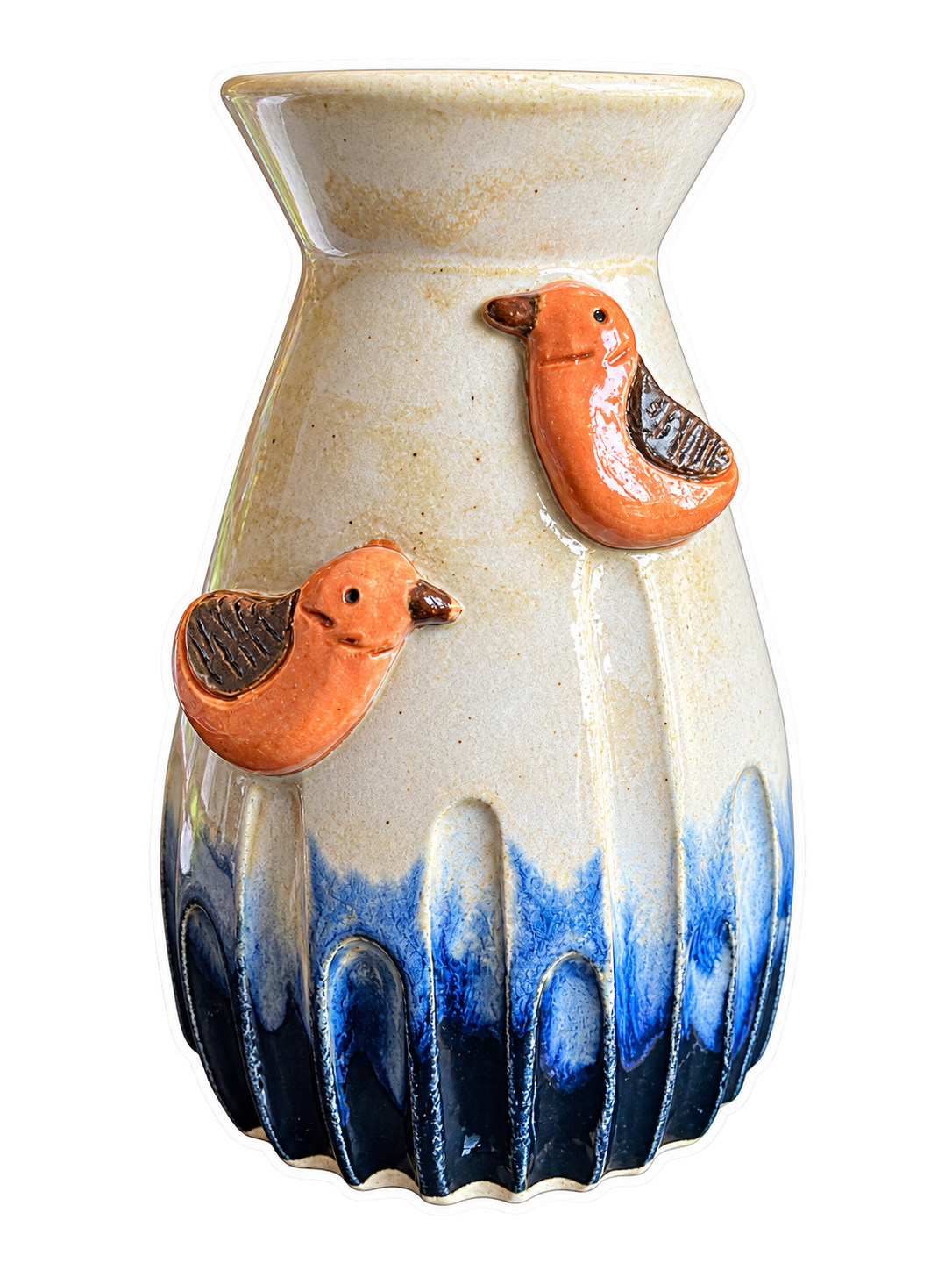 Birds Flower Vase
